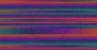 Bands of purple, orange and sea green overlaid with a schematic of the large hadron collider.